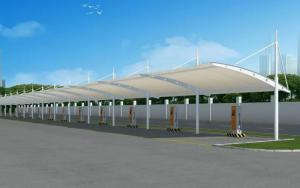 鲁甸县膜结构停车棚